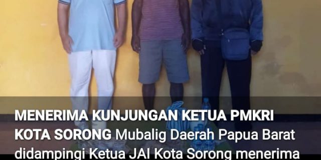 Kunjungan Ketua PMKRI Kota Sorong